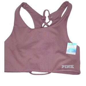 PINK VICTORIA’S SECRET Sports Bra Light Support Mauve Pink Women’s Size XS‎